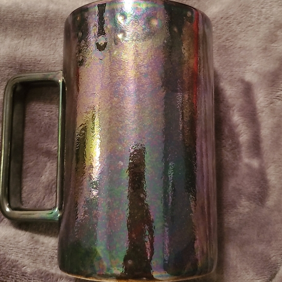 Starbucks Christmas oil spill tall mug